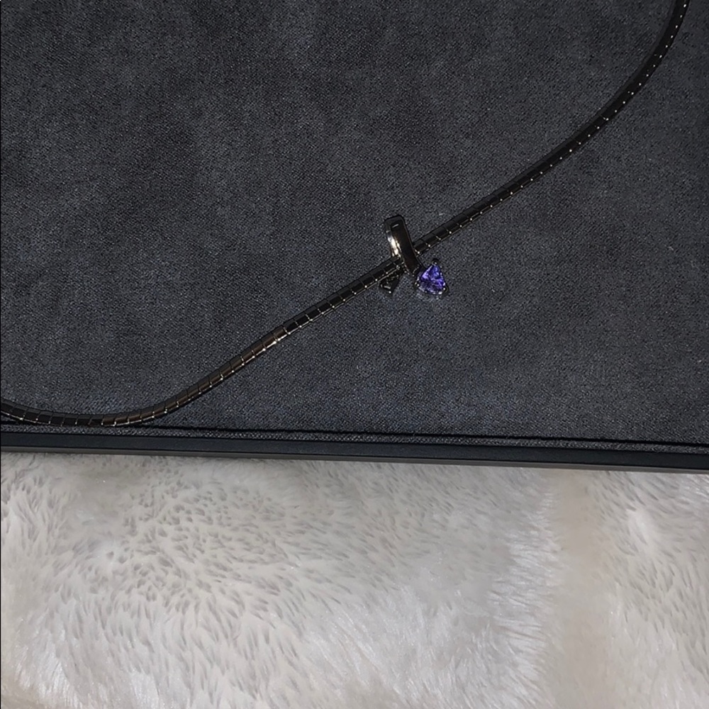 Safia Kilima Tanzanite Slide on Necklace